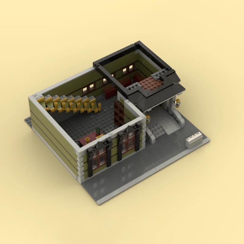 1834PCS MOC Old Mansion Modular Structure DIY Model Building Blocks Birthday Toys Gift