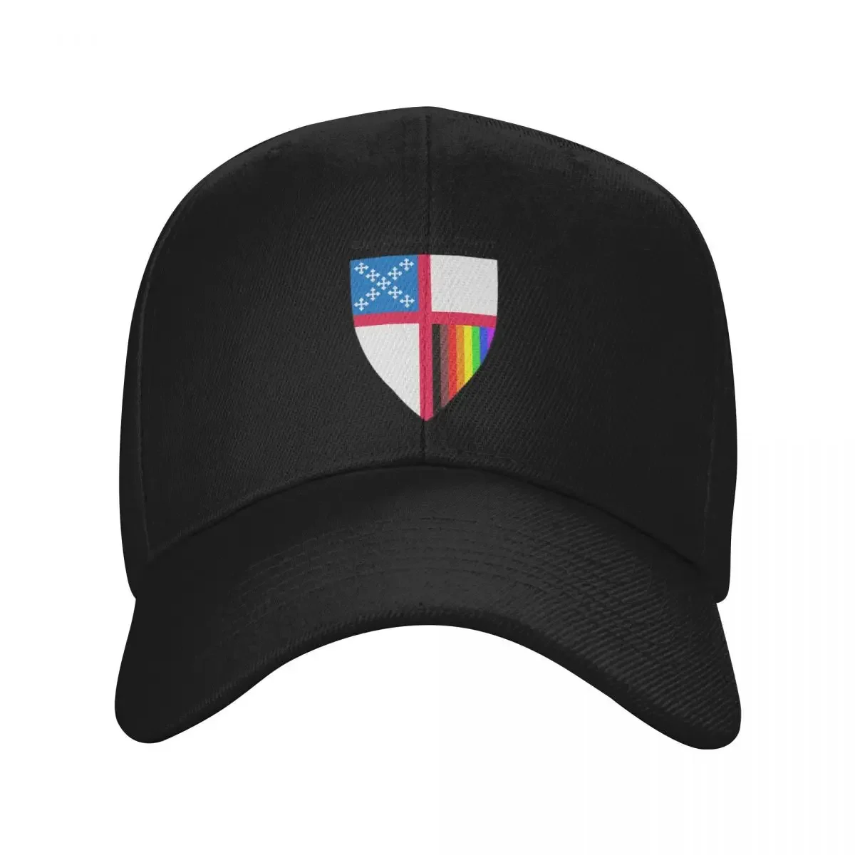 2026 Episcopal Church Shield with 8 Colours Rainbow Pride 2 Baseball Cap Hat men Hip Hop Male hat Boy Women's
