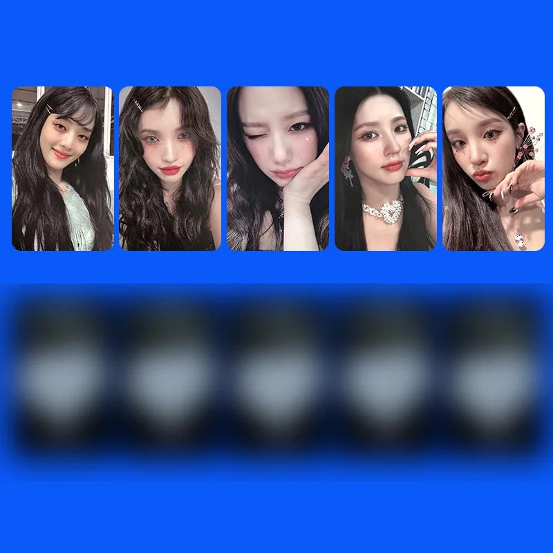 Gidle Girl's New Specialization I FEEL Same Style Homemade Small Card Fan Collection Star Ye Shuhua Song Yuqi