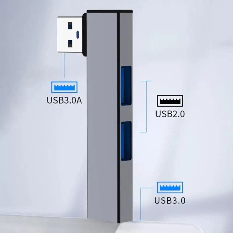 M7BE USB Tipe C Hub Station Docking 4 Port 2 USB2.0, 1 USB3.0 Untuk Koneksi Mudah