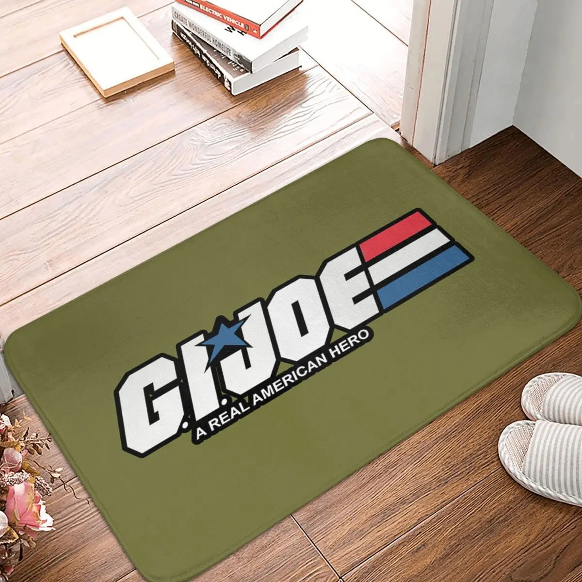 Gijoe Logo 40x60cm Carpet Polyester Floor Mats Trendy Durable Home Decor