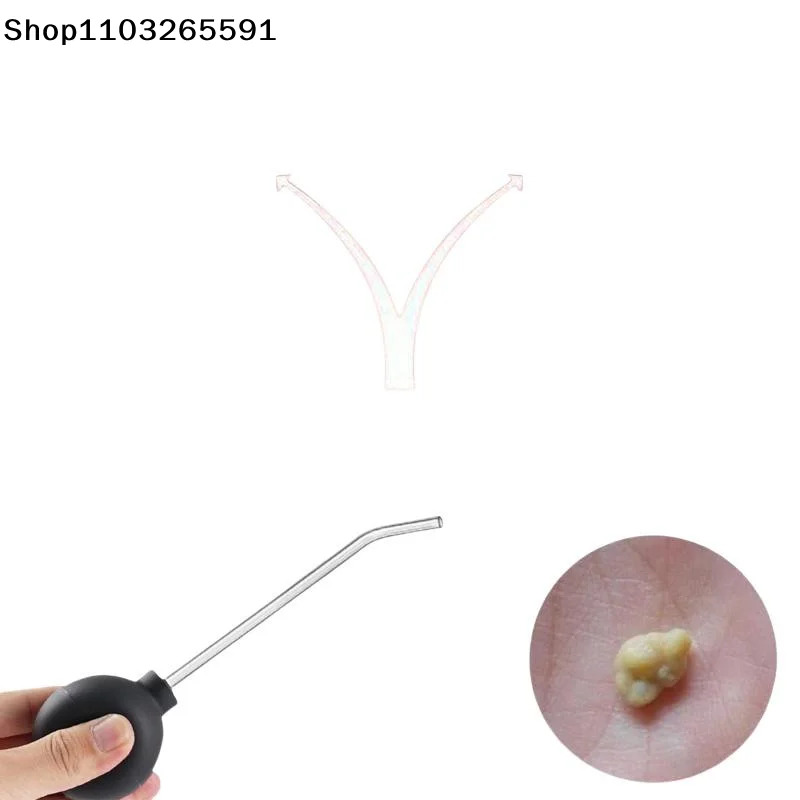 For Home Skincare Salon Spa Use Silicone Facial Cupping Suction Bulb Glass Tube Soft Reusable Multi Colors