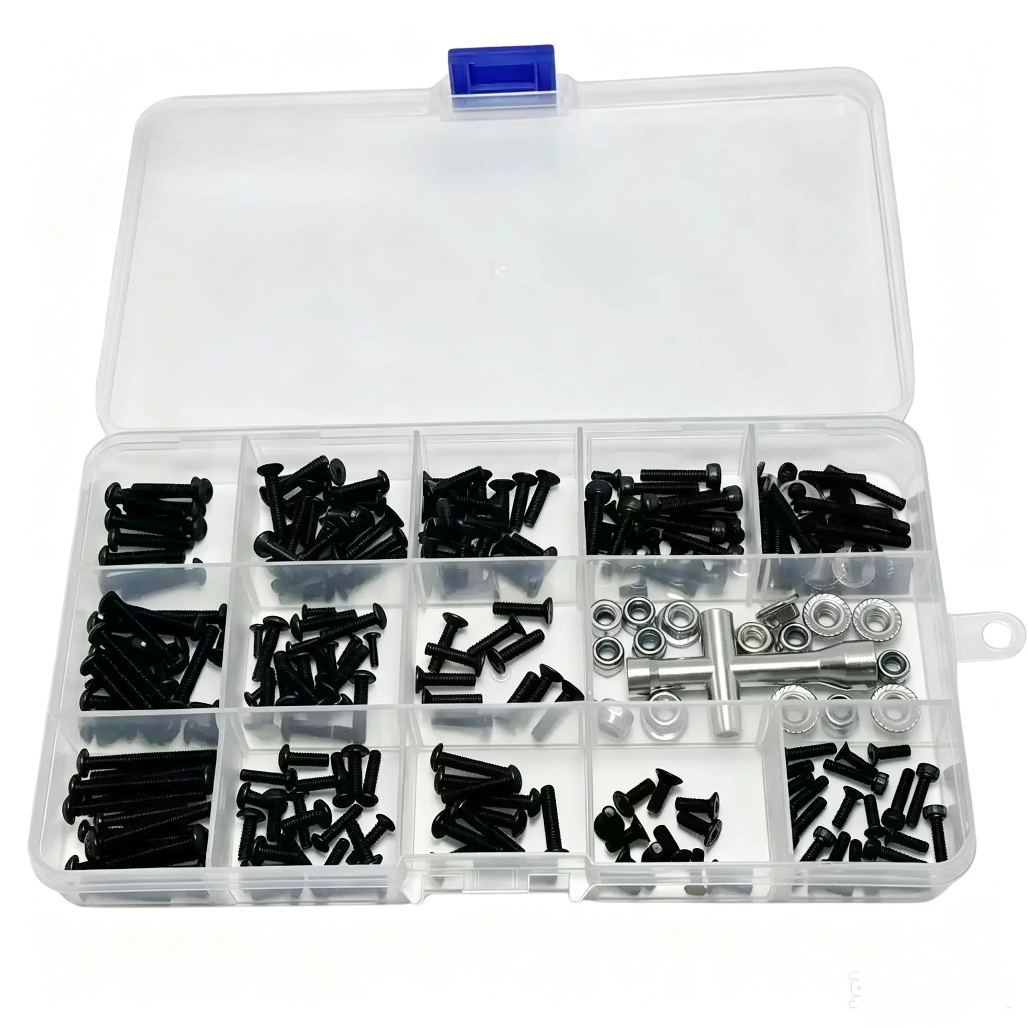 YIKONG YK4107 RC Vehicle Parts - Screw Box Flange Nylon Nut Round Head Cup Head Internal Hexagonal Screw Box