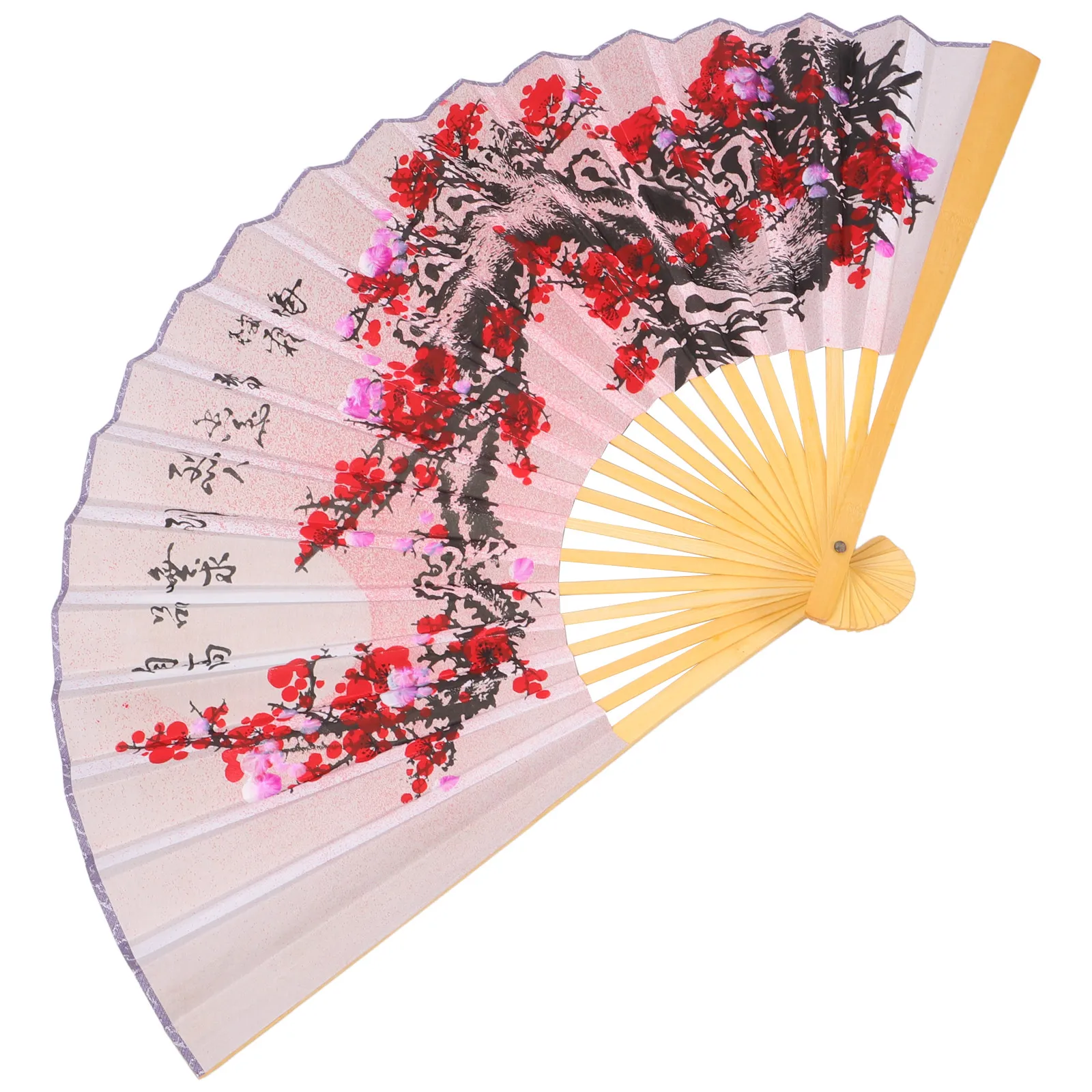 

Chinese Fan Wall Hanging Elegant Oriental Folding Fan Pendant for Stage Photography Props Home Decor Decorative Folding Fans