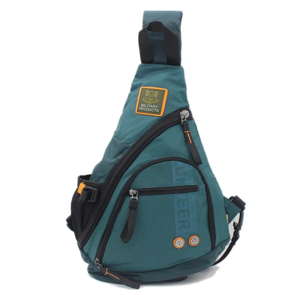 Waterproof Oxford Men Single Shoulder Messenger Chest Bag High Capacity Travel Cross body Bags Sling Rucksack Back Pack