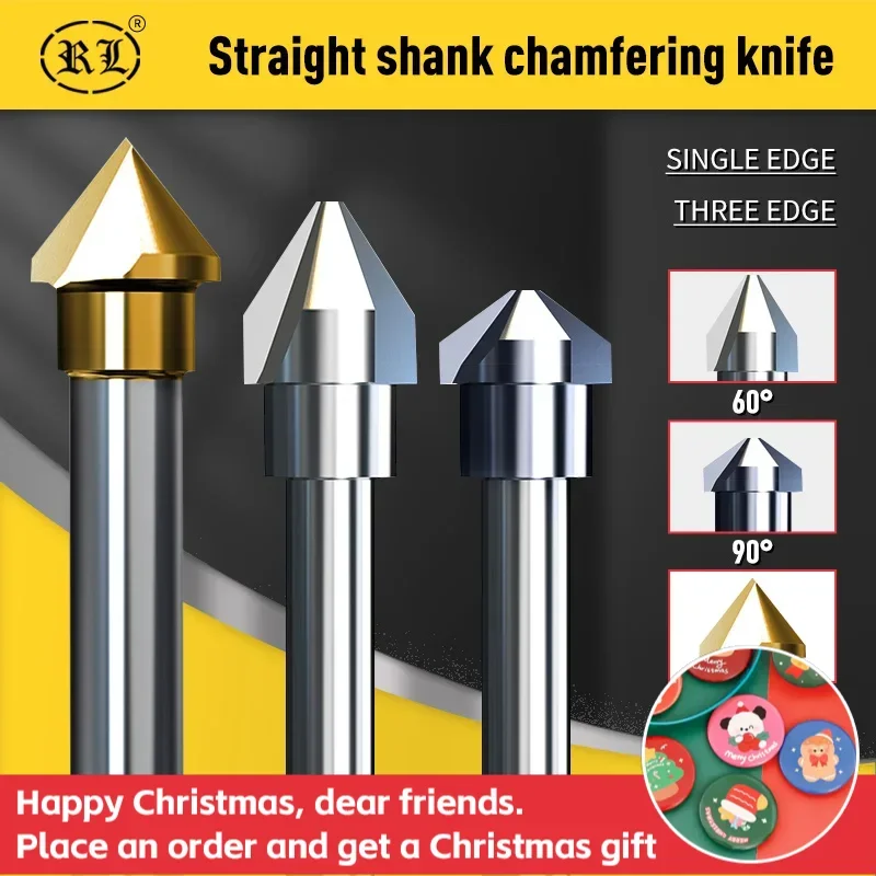 RL  M35 Hss Chamfering Cutter 90 Degrees Chamfer Router Bit Deburring Tool 60 Degrees For Stainless Steel  Wood 120 Degrees