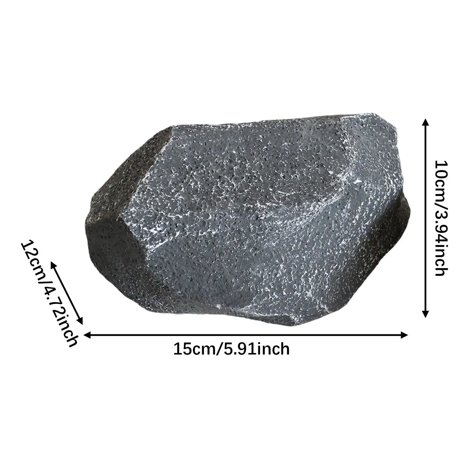 Imitation Rock Landscape Rock Creative Weather Resistant Landscaping Faux Stone Sculpture Realistic for Porch Garden Lawn