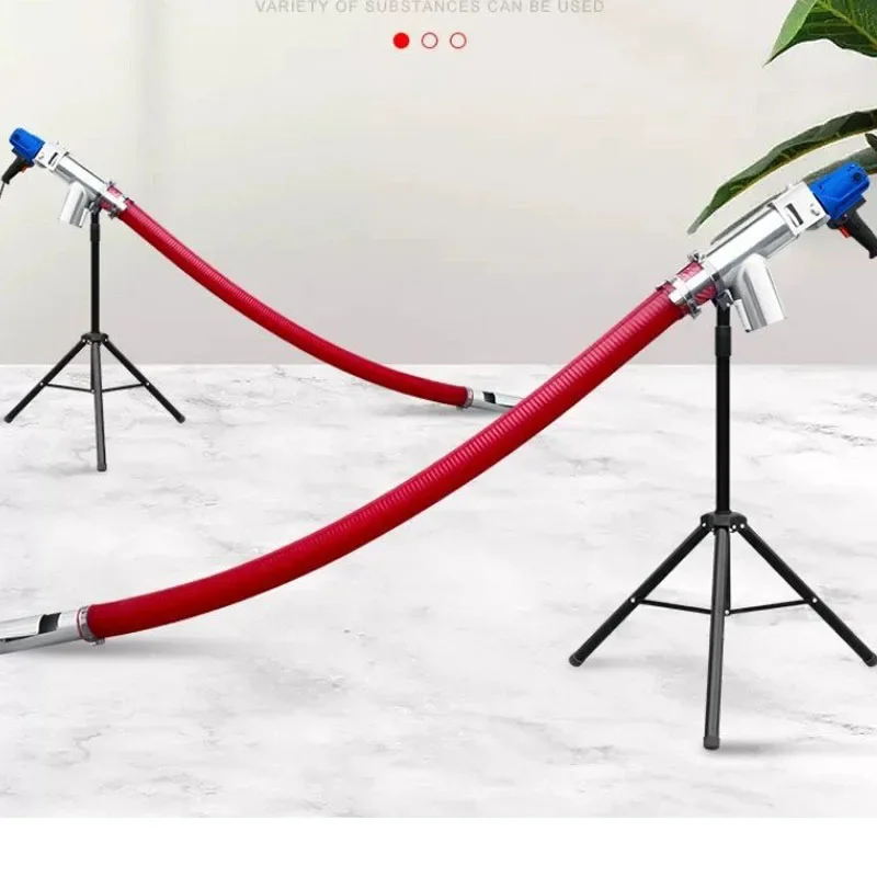 Hand‑held Flexible Hose Grain Auger Conveyor with Tripod Stand Portable Electric Crop Transfer Suction Machine view 3