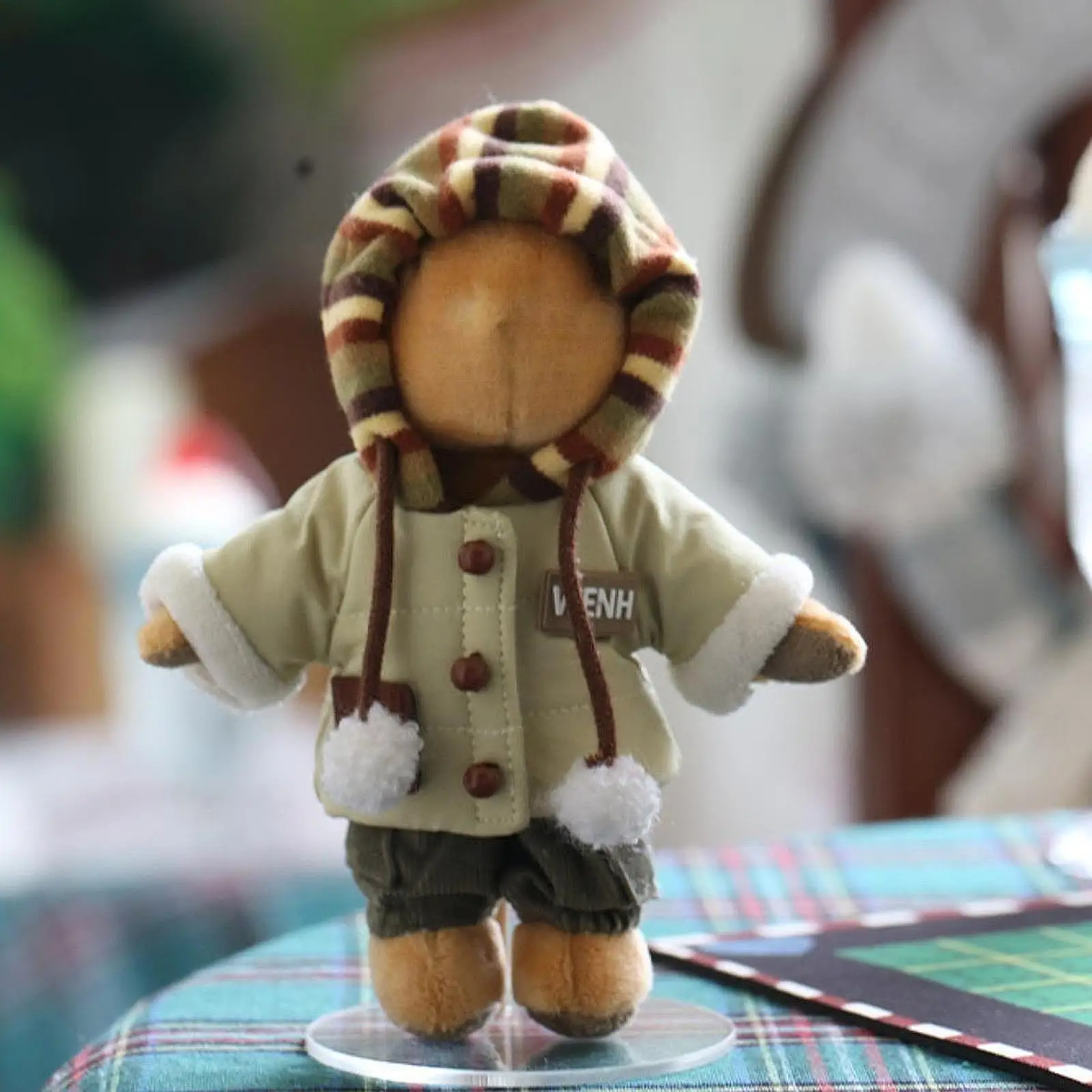 

Mini Doll Clothes Doll Winter Warm Coat for Pendant Doll Kids Age 4-7 8-10