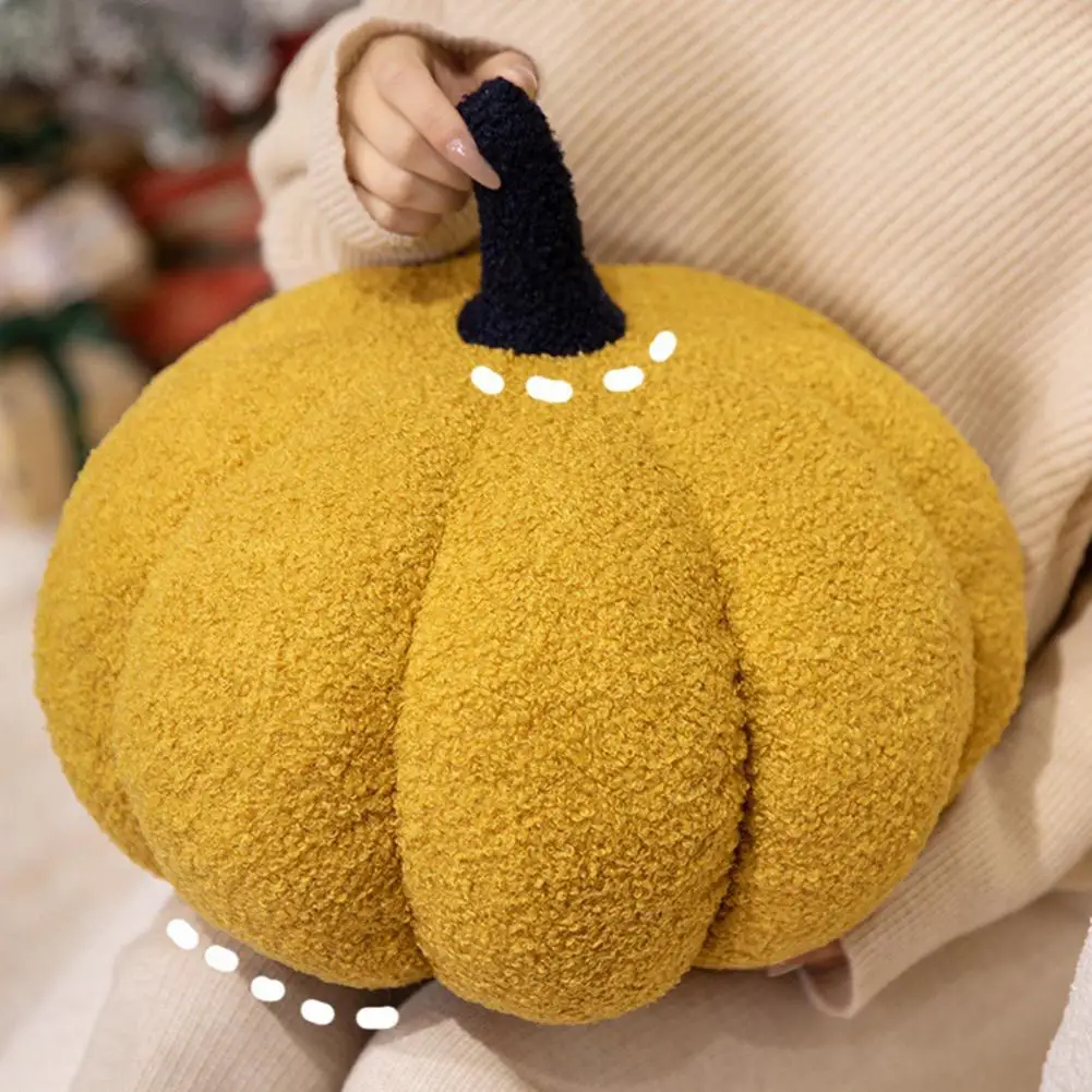 Soft Plush Pillows for Room Plush Pumpkin Throw Pillow Soft Decorative Stuffed Cushion Autumn Home Decor for Sofa Bed for Sofa