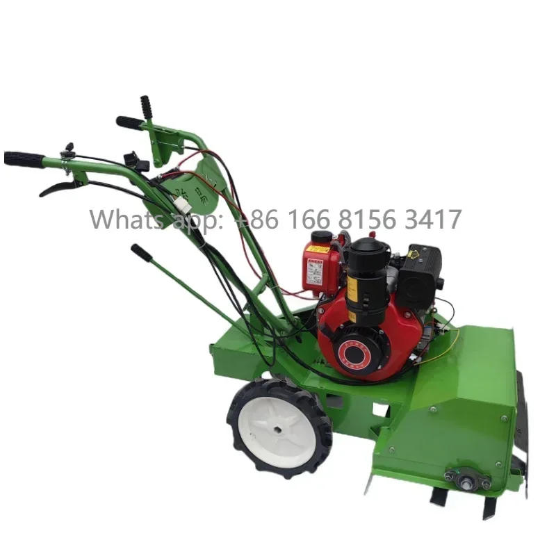 

Farming Equipment Four-wheel Drive Self-propelled Land Tiller Machine Die-s-el Cultivator Machine For Cultivate