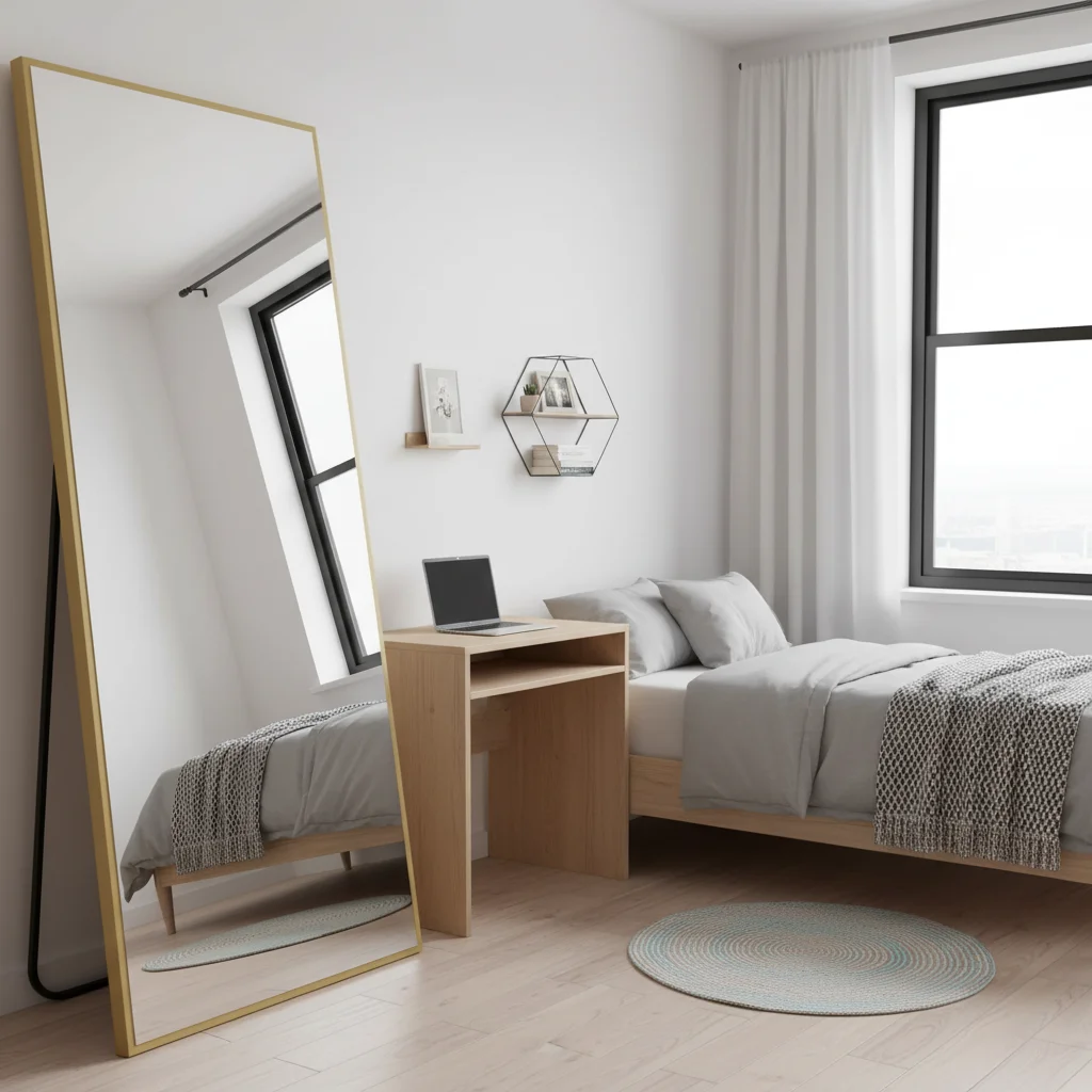 

64"x21" Full Length Mirror, Standing Floor Mirror for Dorm or Bedroom, Stylish Daily Use Home Decor