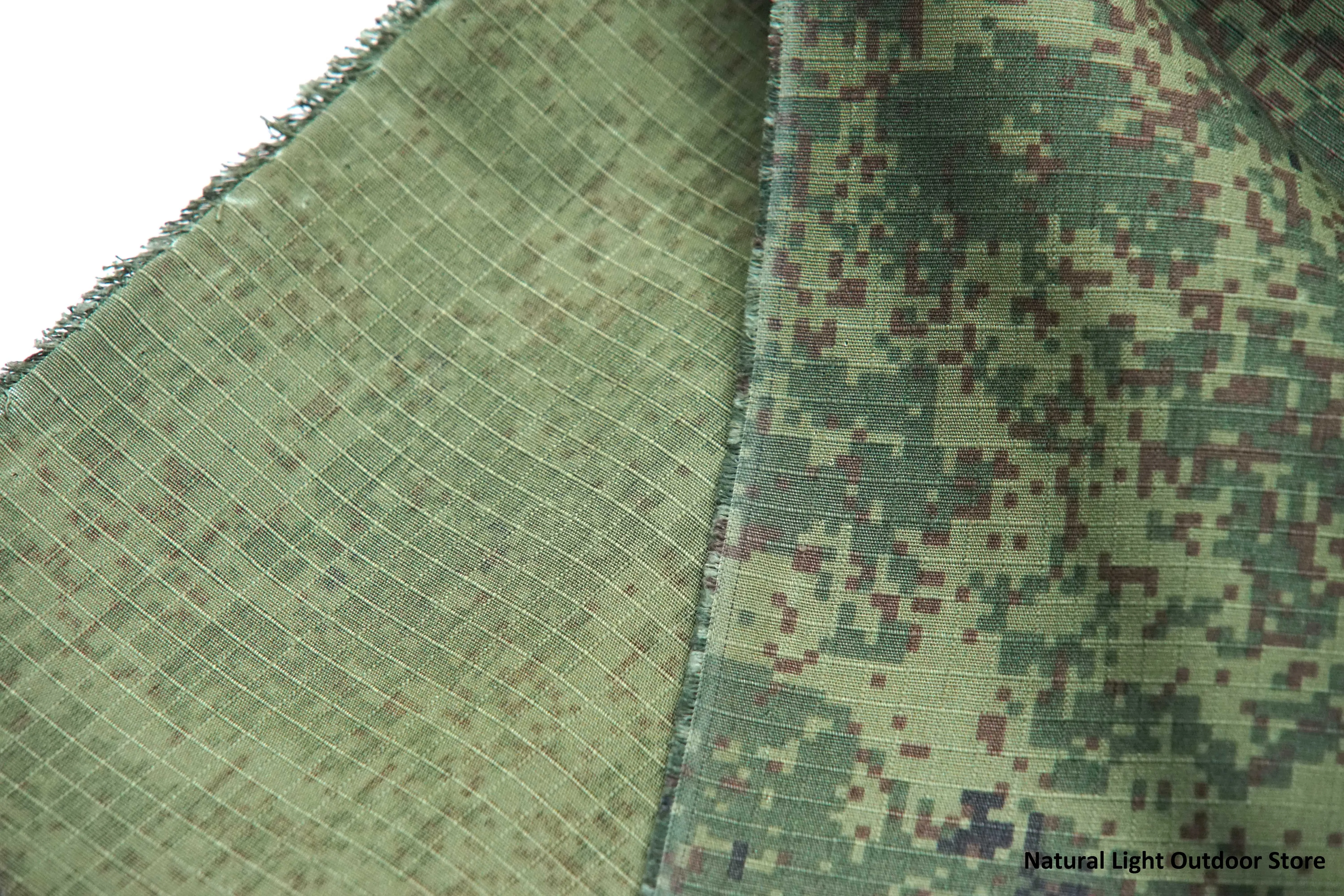 Tela de camuflaje ruso para hombre pequeño, tela emr rusa, verde, NL63