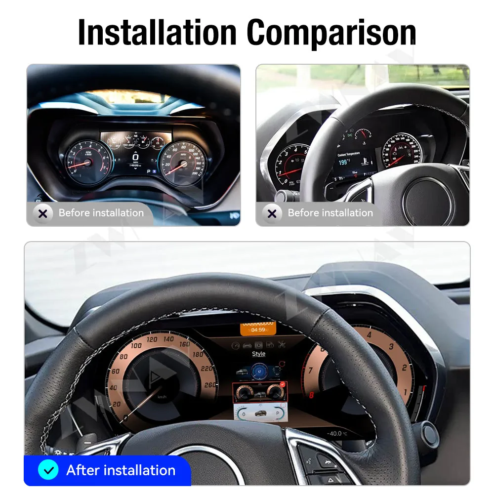 For Chevrolet Camaro 2016-2023 12.3