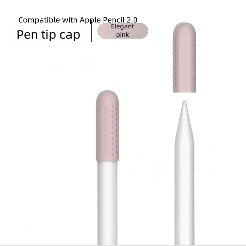 Geschikt voor Apple Pencil Baseus penpunt beschermhoes, anti-val stylus siliconen penpuntkap, siliconen hoesje voor de punt.