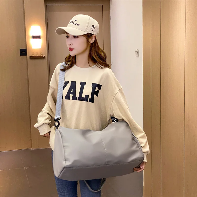 Коврик для йоги, спортивная сумка для женщин, спортивные сумки, дорожная сумка для фитнеса, сумка для йоги, плавания, сумка на плечо, большая вместимость с плечевым ремнем