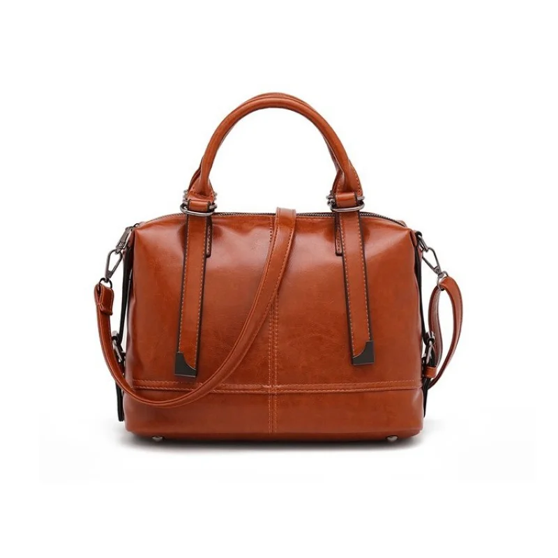 

Elegant Leather Women's Tote Bag High-End Luxury Brand Trendy Design Elegant Detail Vintage Casual Bag​