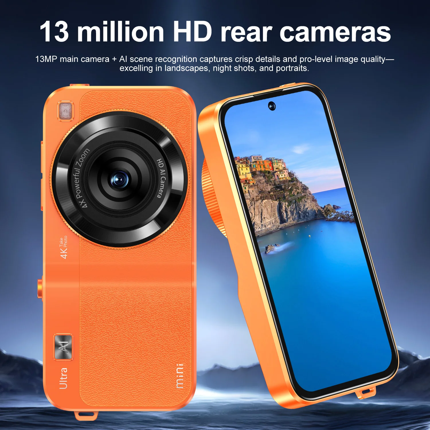 IVMI Global S18Mini Smartphone Android Cellphone 3G Dual SIM WIFI Bluetooth Play Store Screen Toys Small Mobile Phones