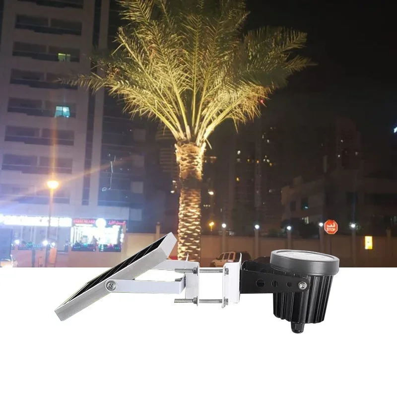 Solar dmx512 12W led tree lights ip65 waterproof led spotlights Garden landscape lights Ring tree lights