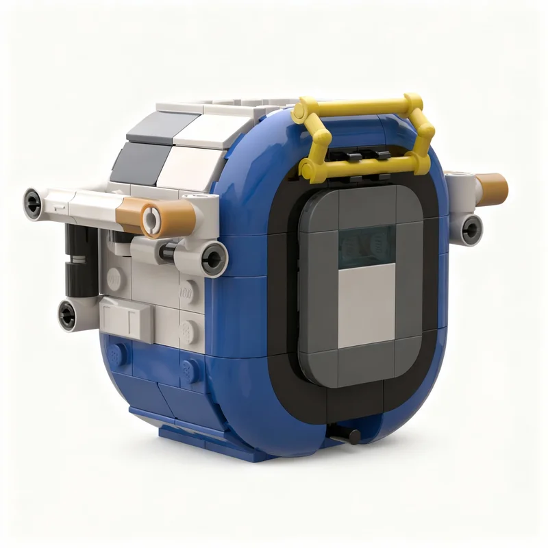 219 قطعة من مكعبات البناء MOC، نموذج وحدة إرساء السفن، ألعاب تركيب، هدايا عيد الميلاد، فكرة إبداعية