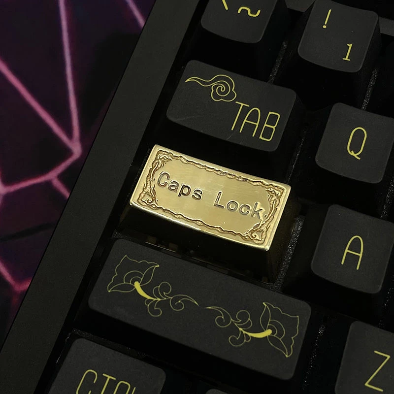 Metal Keycaps Copper Polished and Glossy Custom 1/1.25/1.75/2/2.25/2.75U Keycaps for Mechanical Keyboard Gamer Accessories Gift - Image 3