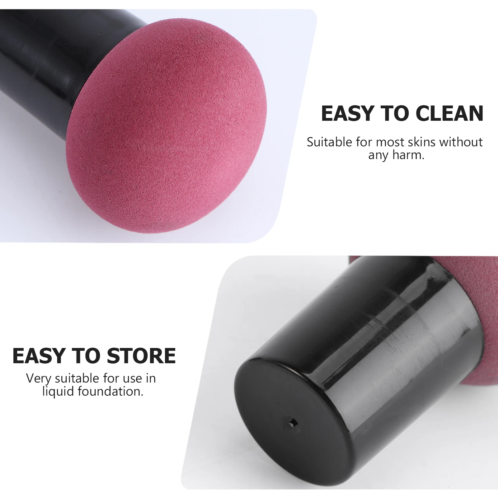 5pcs Mushroom Shape Makeup Powder Puff Premium Material For Face Application Soft Applicator For Salon Home Travel Use Makeup