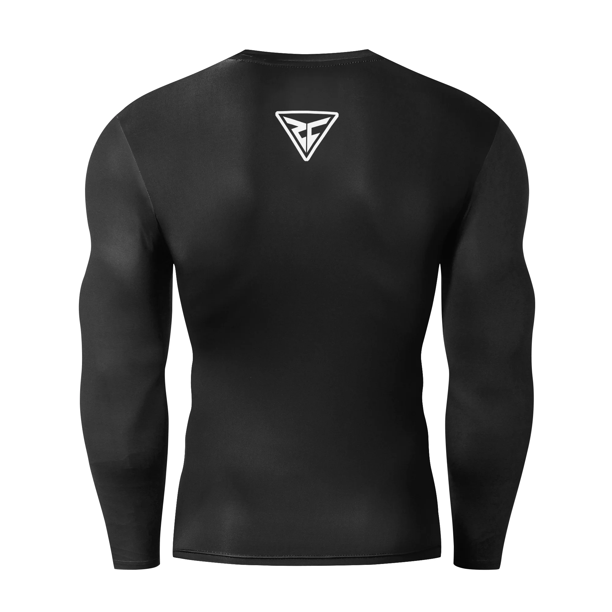 Men's Running T-Shirt Quick-Drying Breathable Tight Long Sleeves Suitable for Jiu-Jitsu Gym Outdoor Jogging