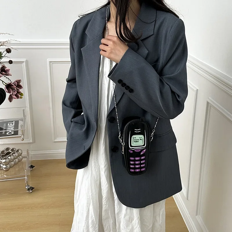 

2025 Mini Phone Bag for Women Adjustable Crossbody Strap Korean-Inspired Micro Purse Day to Night Versatile Bag