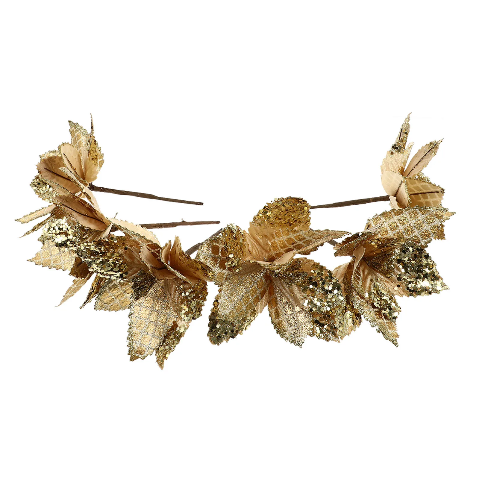 

6Pcs Artificial Christmas Decorative Flower Simulation Floral Arrangement for Holiday Home Wall Window Door Xmas Party Wedding