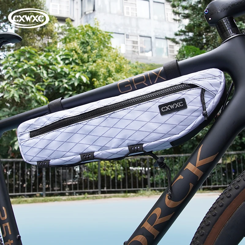

CXWXC Сумка для трубки рамы велосипеда MTB Дорожный велосипед Нижняя трубчатая рама Сумка 2,4 л Большая вместительная велосипедная корзина Портативная сумка Аксессуары
