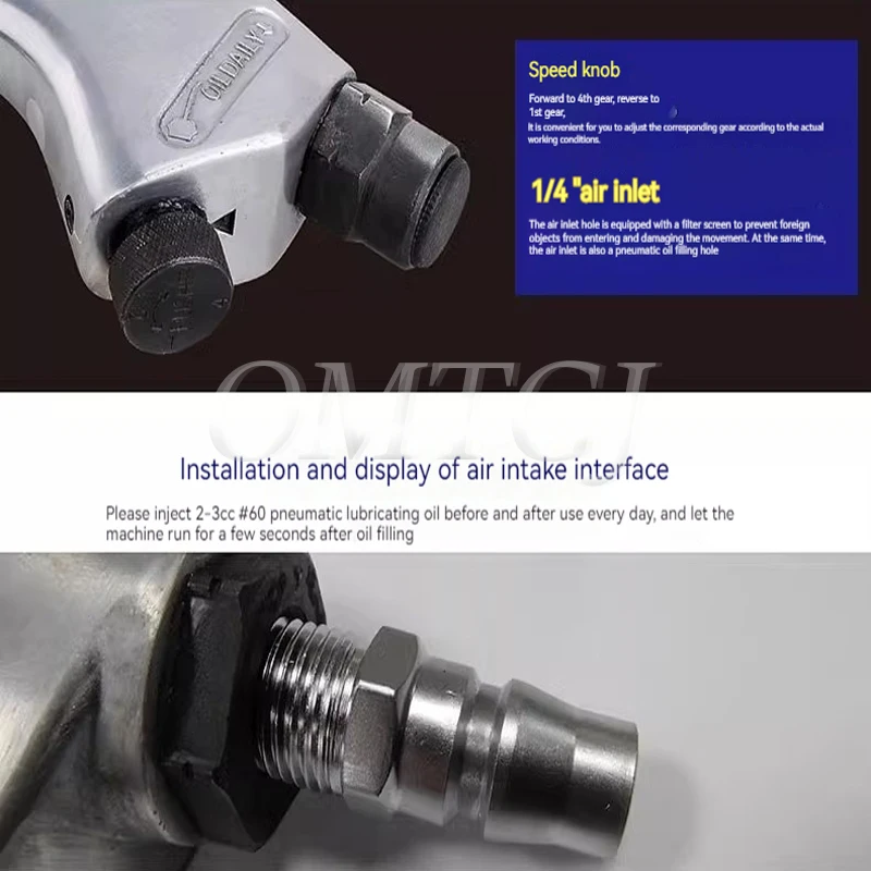 Pneumatic Wrench High Torque Pneumatic Impact Wrench Spanner Air Tools Wrench Tool for Car Wheel Repairing