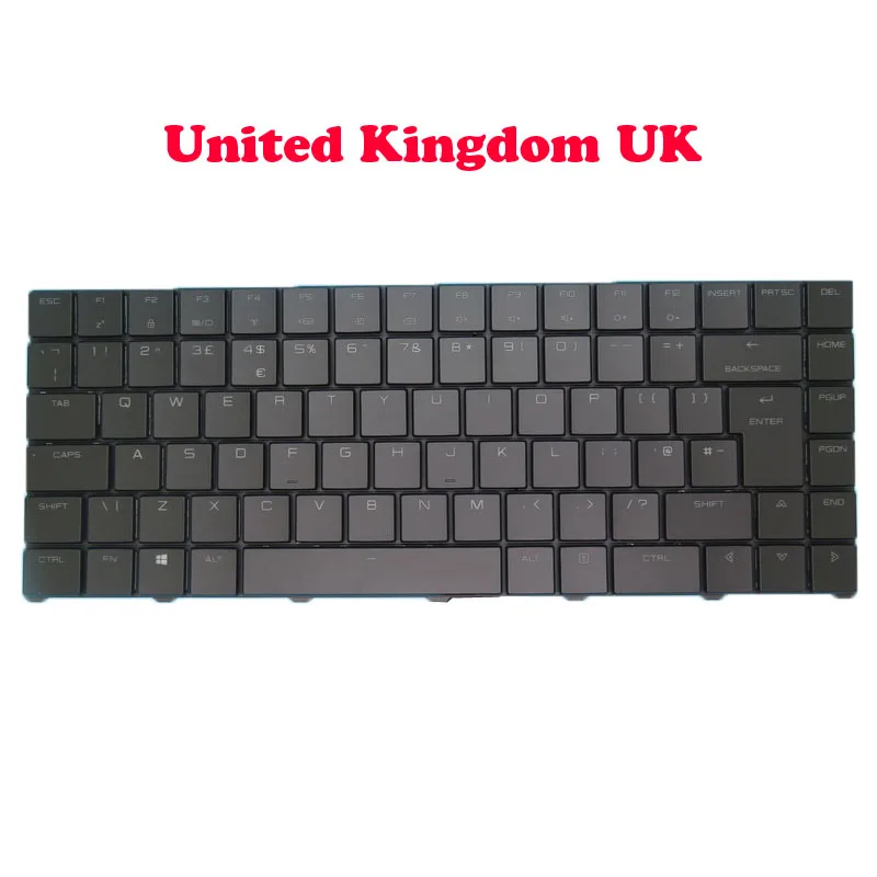 

Клавиатура UK с RGB-подсветкой для Komplett для VGS Imperium GTX 1660Ti RTX 2070 BQC71AUBU6000M3S3 BQC71BBBU6000M1S1 BQC71BBBU6000M2S2