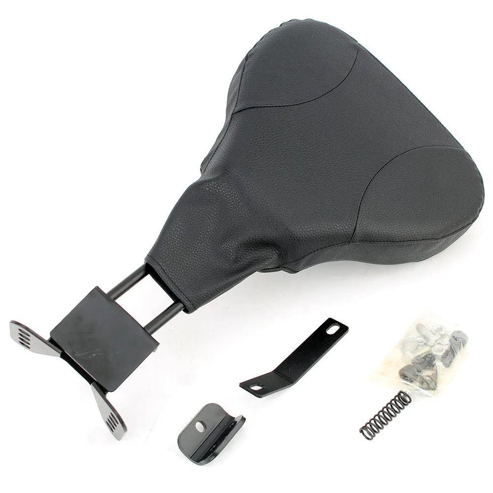 New Adjustable Driver Rider Backrest Sissy Bar PU Leather  For Harley Touring Electra Glide Road King 1988-2005 2006 2007 2008