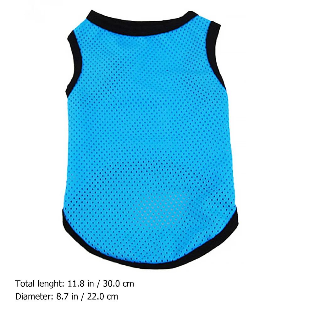 Pet Breathable Cooling Vest Lightweight Sleeveless Ice Cooling Dog Shirt Summer Puppy Clothes Cool Comfortable Party Wear