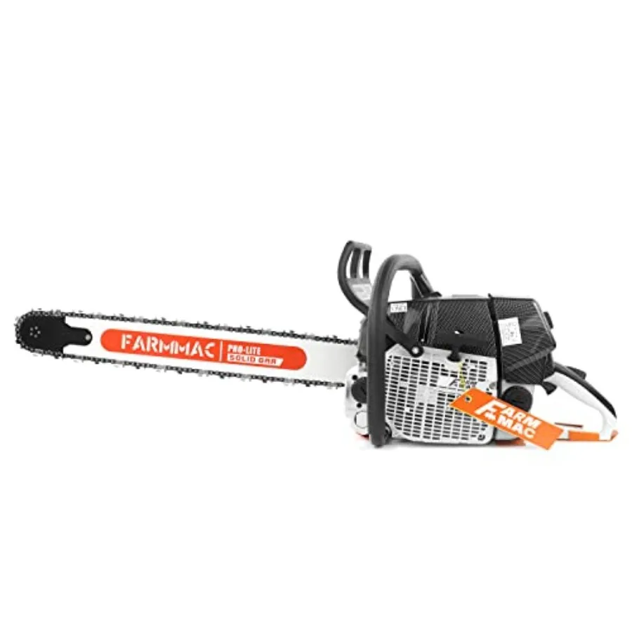 

28Inch Professional Gas Chainsaw, 92CC Chainsaw w/ Alloy Bar & Chain, 6.4HP Heavy-Duty Engine,Compatible MS660 & G660​ Chain Saw