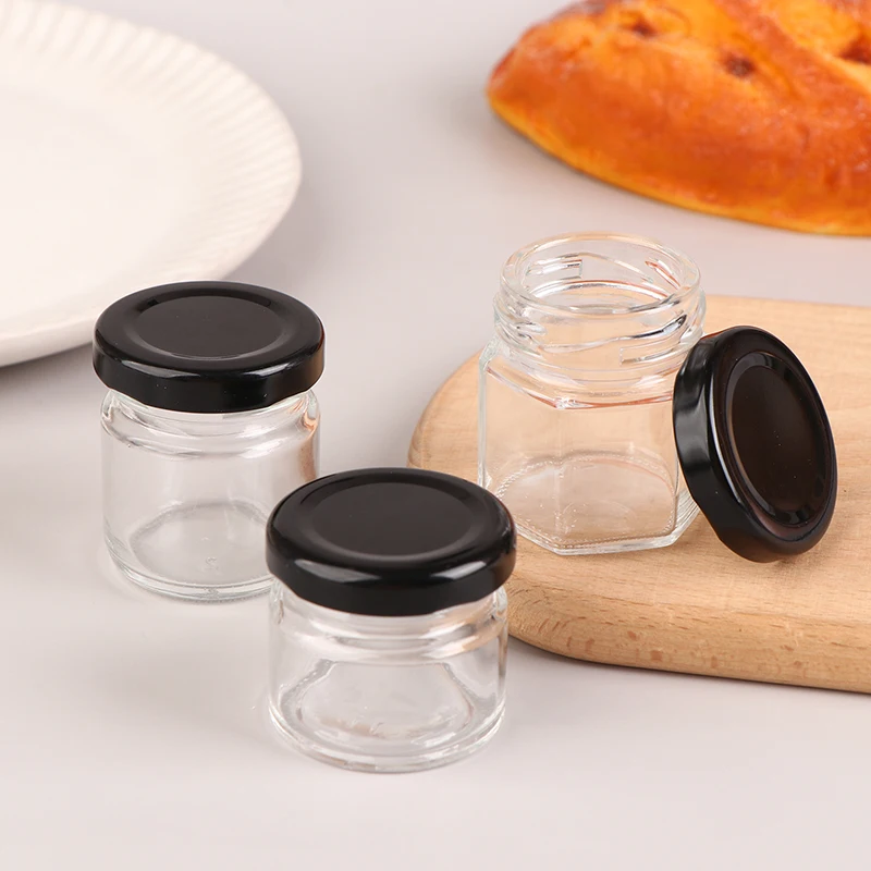 2Pcs Mini Glass Honey Pot Set Small Honey Pot Honey Pot With Lid Suitable For Baby Gifts Weddings And Parties Honey Jar