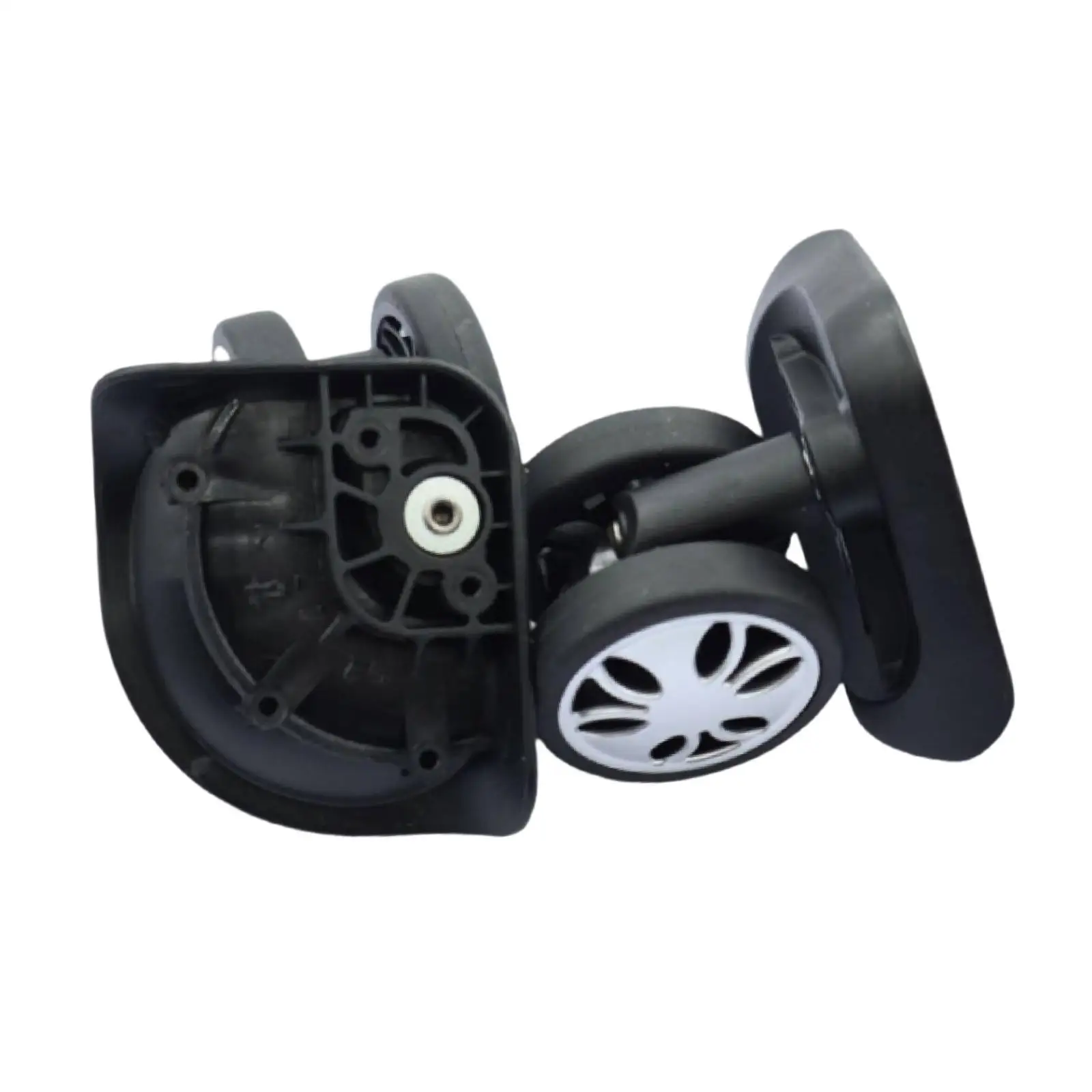 Replacement Luggage Wheel 360 Degree Swivel Wear Resistant Silent Casters for Travel Suitcase Repair