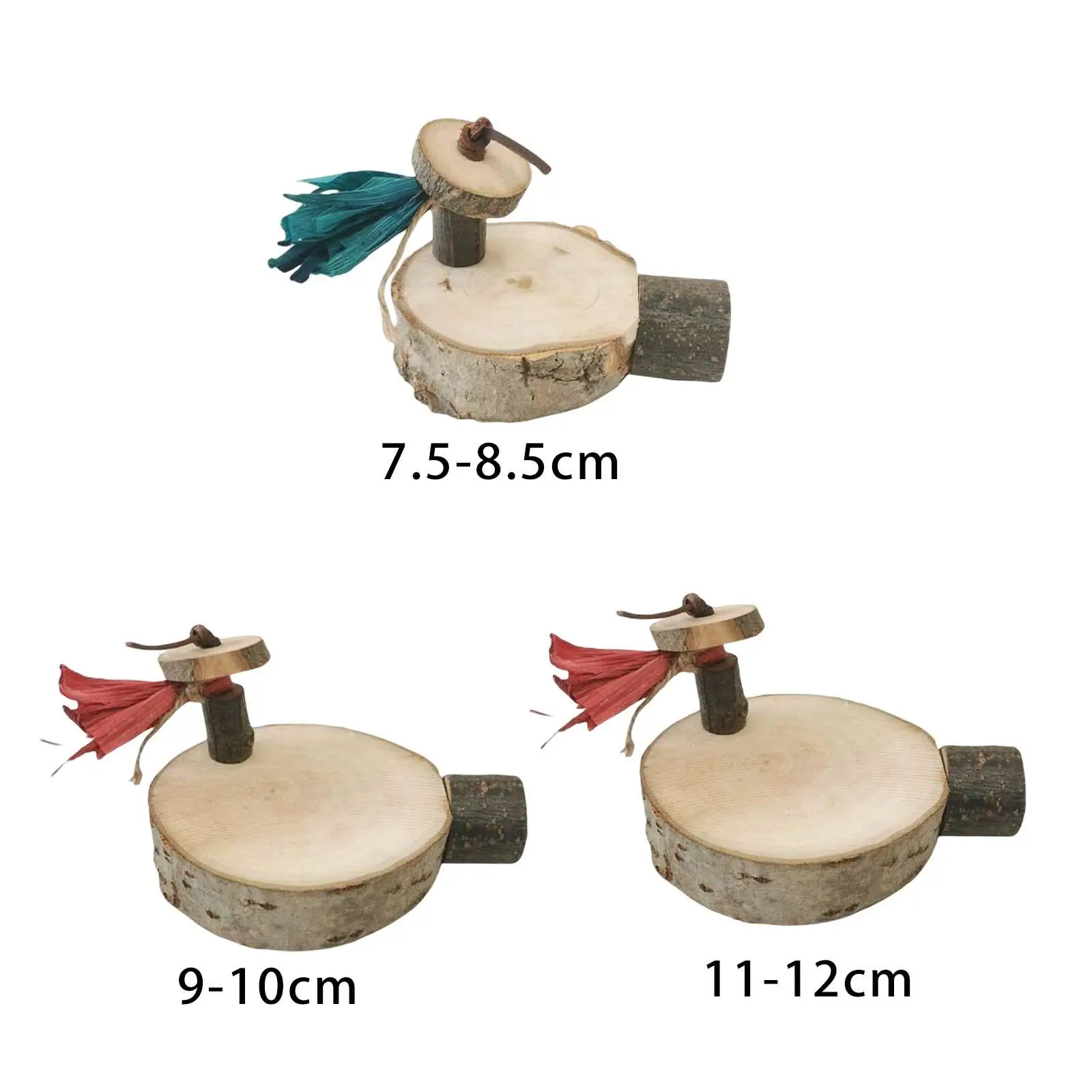 Wood Bird Perch Platform Rack for Small Animals Parrotlets Budgies Hamster Cage Accessories Natural Chewing Play Gym Stand
