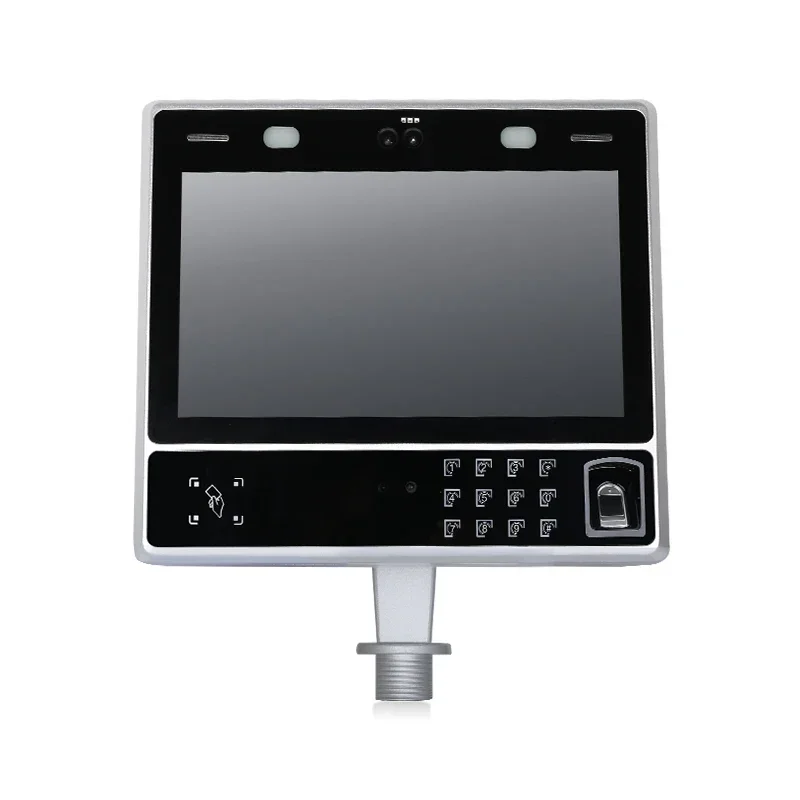 Fingerprint reader temperature reader biometric camera face recognition right angle mount android 7.1 system