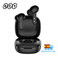 QCY HT05 ANC Wireless Earphone 40dB Noise Cancelling Headphone Bluetooth 5.2 Earbuds 6 Mic ENC HD Call Headset Transparency Mode