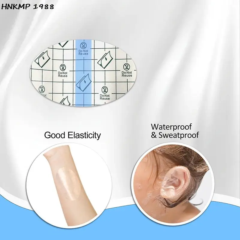 30Pcs Plastic Waterproof Ear Protector For Baby Swimming Cover Caps Salon Hairdressing Dye Shield Protection Shower Cap Tool