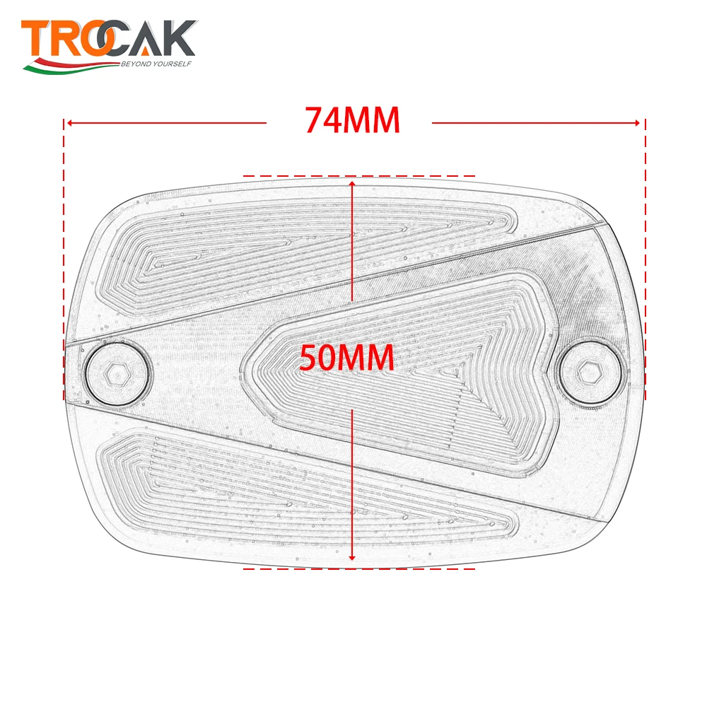 For YAMAHA T-Max TMAX 530 500 560 TMax530 SX DX TECH MAX TMAX560 Motorcycle Brake Fluid Cap Master Cylinder Reservoir Cover