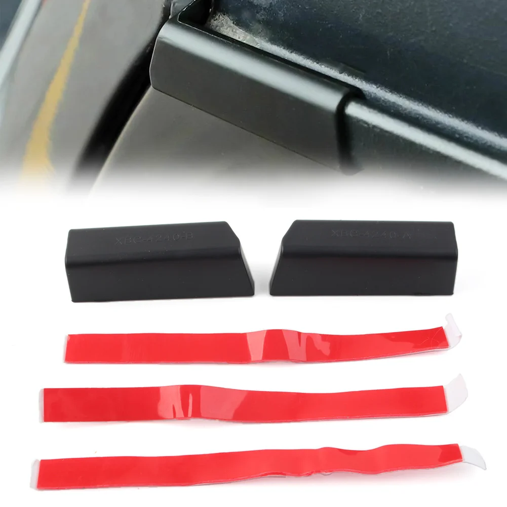 2 Pcs Car Water Rain Gutter Extension Channel Accessories For Jeep Wrangler JL 2018-2021 For Jeep Wrangler JT 2020+