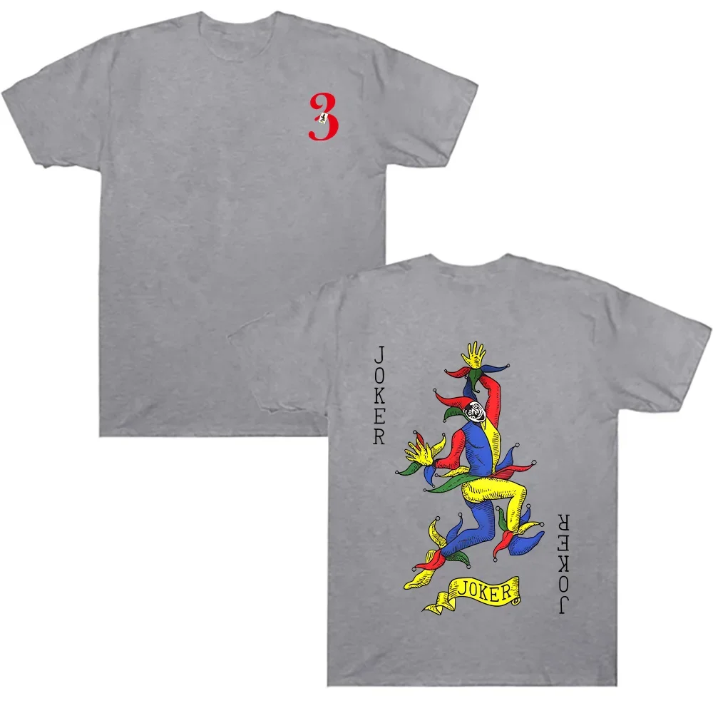 أليس في بوردرلاند جوكر المتضخم تي شيرت الرجال تي شيرت موضة انمي ياباني تيز المرأة Harajuku القطن قصير الأكمام الصيف