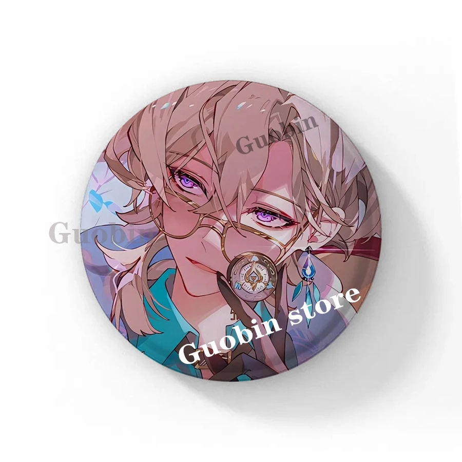 58mm New  Anime Game Honkai:Star Rail Character Button Pin Cute Boothill Fanart Brooch Badge for Gamer Collect Fans Gift