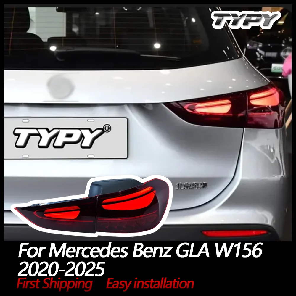 

TYPY Car Lights For Mercedes Benz GLA W156 20-25 Taillight LED Projetor Tail Lamp Daytime Running Light Automotive Accessories