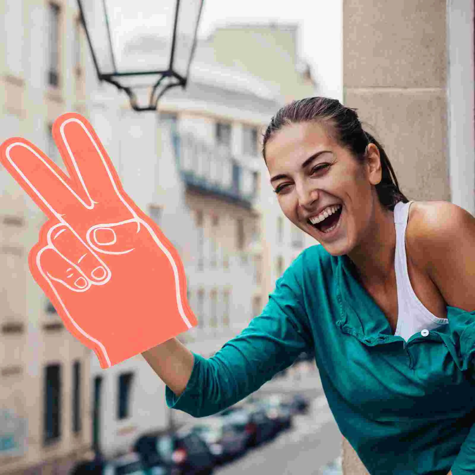 

Football Foam Fingers Gifts Cheerleading Props Gloves Giant for Sports Eva Pointer Hands Football Game Noise Makers