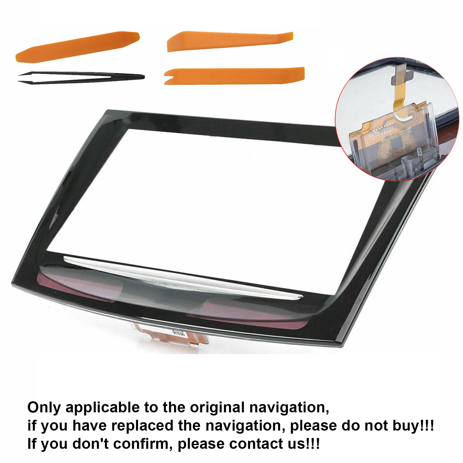 Touch Screen Display For Cadillac ATS CTS SRX XTS CUE 2013-2017 Part Numbers 22935061 23243166 20867045 22912608 22980207