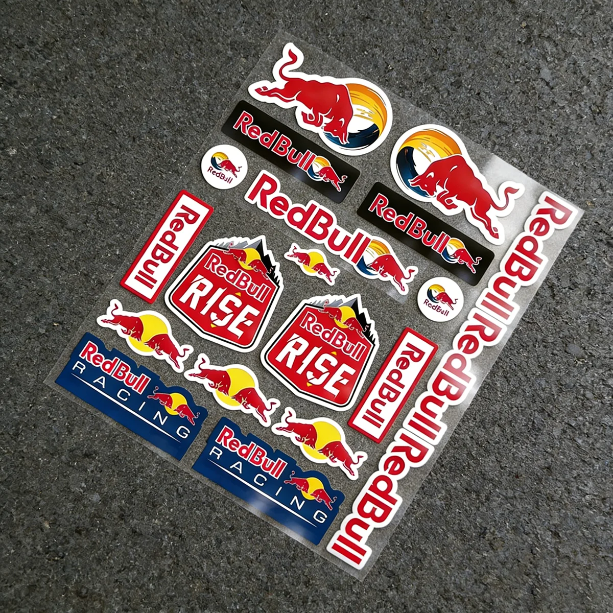 

Red Bull Reflective Motorcycle Racing Sticker Decal Logo Premium Grade Durable