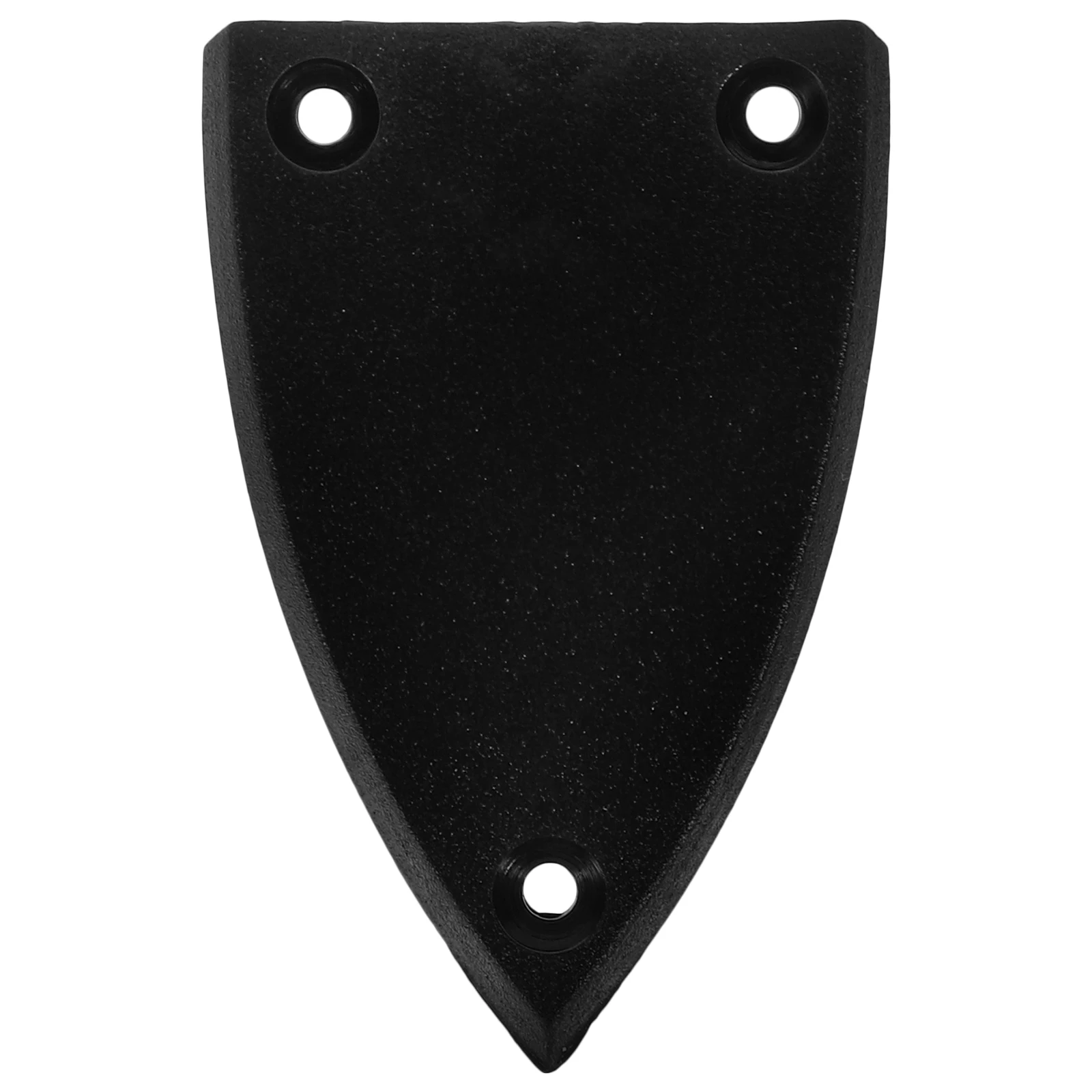 1pc 3 Holes Triangle Plastic Bass Truss Rod Cover for Electrical Guitar Bass Electric Guitar Replacement Parts GR15 (Black)